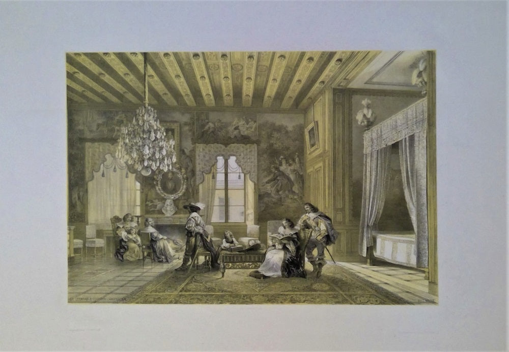 Billmark Gripsholm La Chambre à coucher (1854) Suède