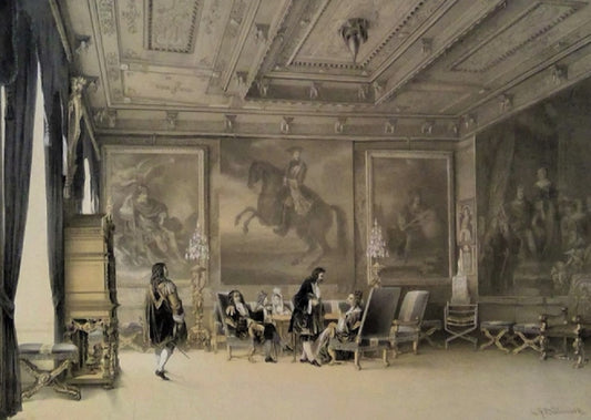 Billmark Gripsholm Salle du Conseil (1854) Suède