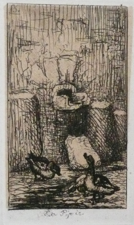 Bracquemond La Pépie (1855)