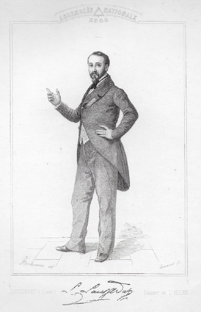 Danois Portrait de Louis Laussedat député (1848) Bourbonnais