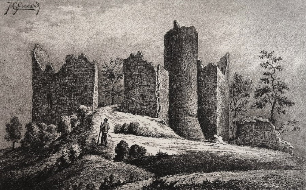 Gonnard Ruines du château d’Urfé (19e)