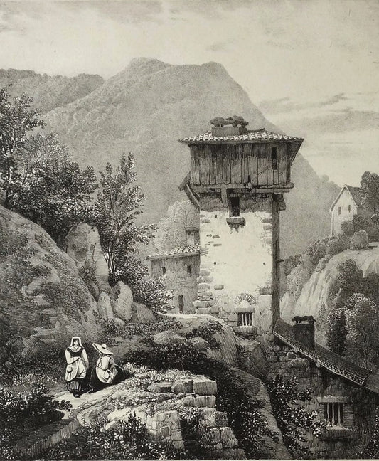 Hubert Régnier Fabrique près le pont Saint Jean à Thiers (1829)