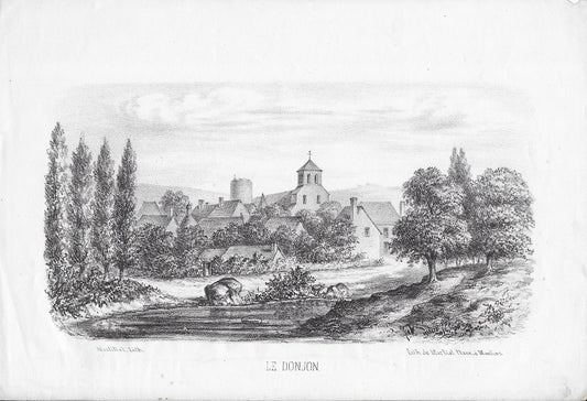 Montillet Le Donjon (1852) Bourbonnais