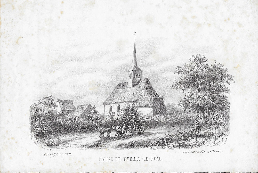 Montillet Église de Neuilly-le-Réal (1852) BOURBONNAIS