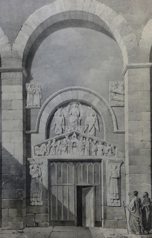 Jorand Grande porte de N D du Port à Clermont Auvergne