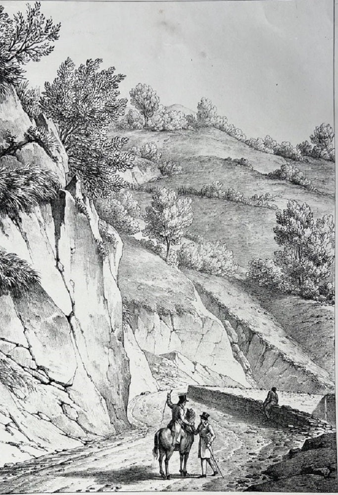 Lacour Vue prise de la base du Puy Gros (1827)
