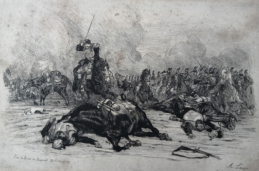 Lançon Près la Route de Beaumont 30 Août 1870 (1875 c.)