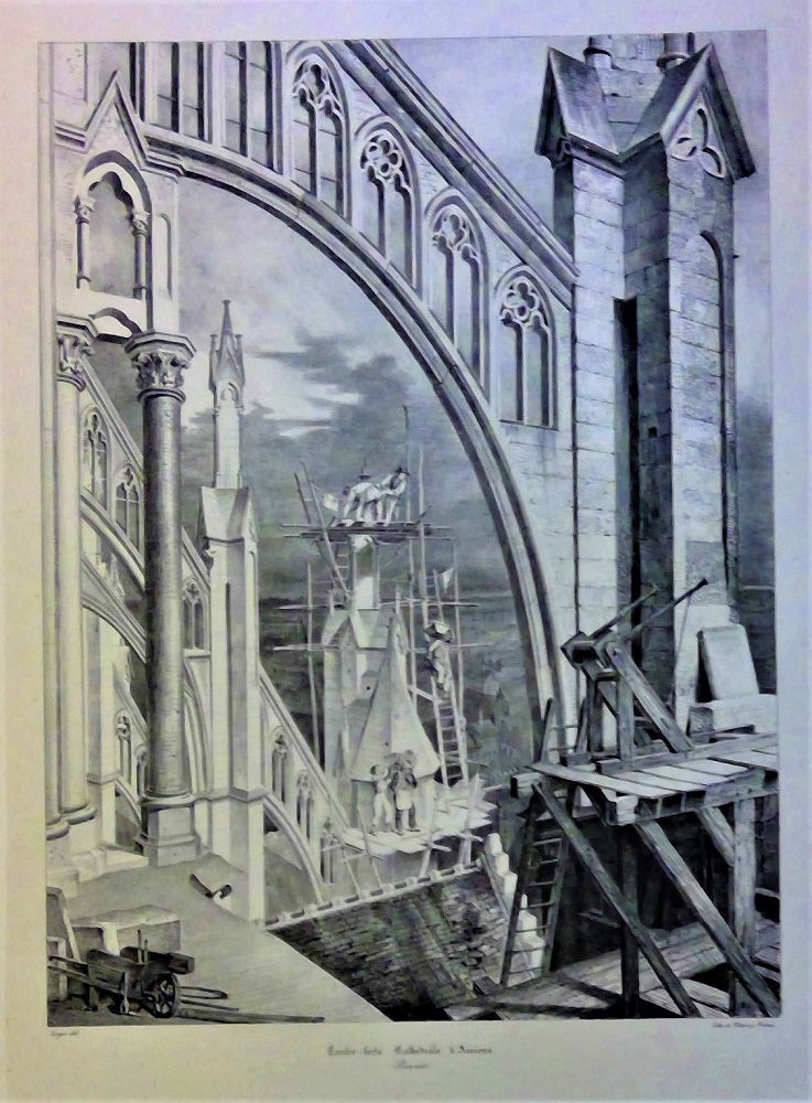Léger Contre-forts Cathédrale d'Amiens Picardie (1835)