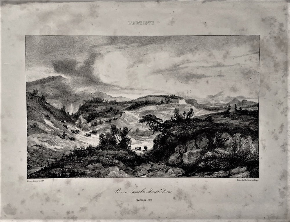 Leroy Ravin dans les Monts Dores Auvergne (1837)