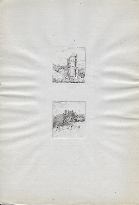 Champollion Tour de Lesdiguières & Château de Tallard  (1874)