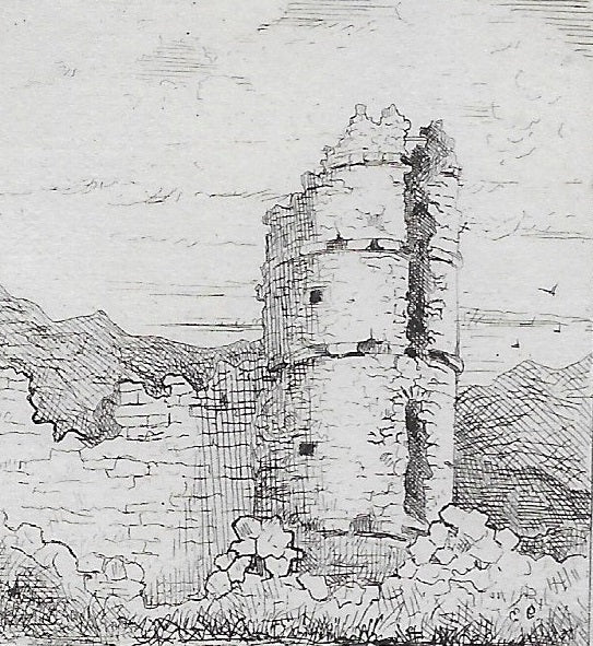 Champollion Tour de Lesdiguières & Château de Tallard  (1874)