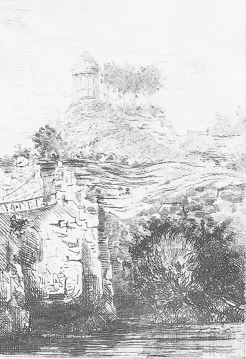 Champollion Paris Temple de la Sybille aux Buttes Chaumont (1874)