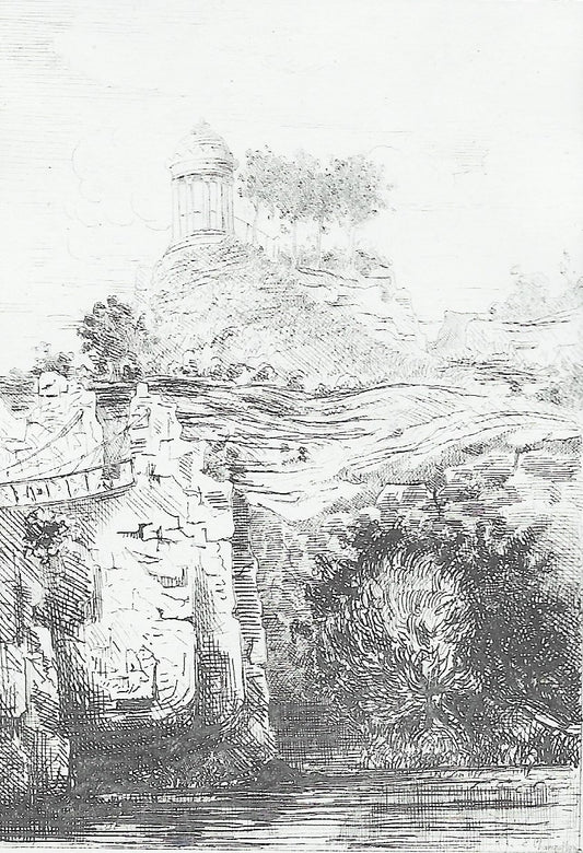 Champollion Paris Temple de la Sybille aux Buttes Chaumont (1874)