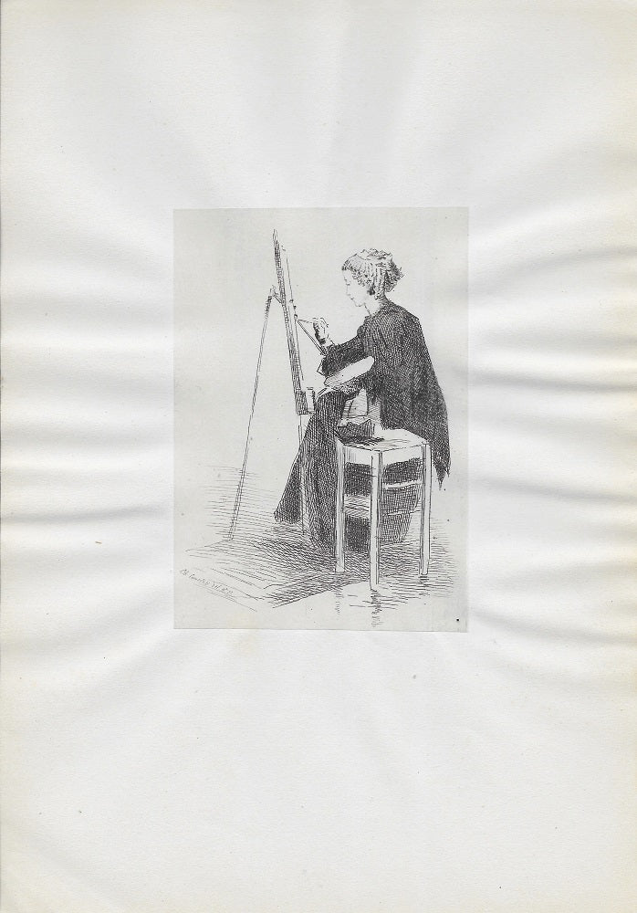 Courtry Au Louvre, étude sur nature (1874)