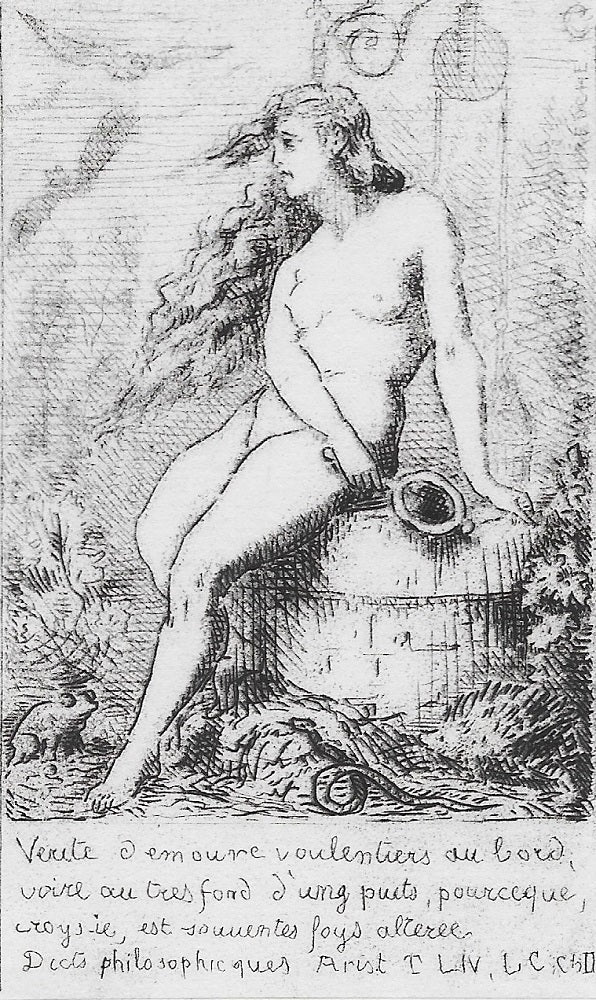 Chevalier La Vérité au bord du puits (1874)