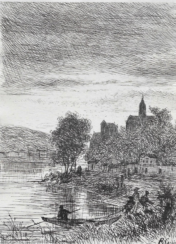 Cordier Bord de rivière (1874)