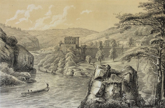 Noirot Loire Château de la Roche (1851)