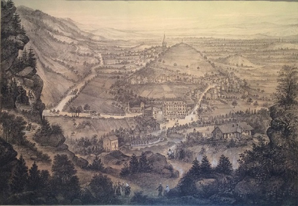 Pilinski Vue générale de Châtelguyon Auvergne