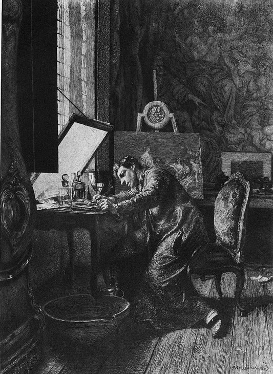 Rajon Le Graveur Portait de Meissonier fils (c. 1860)