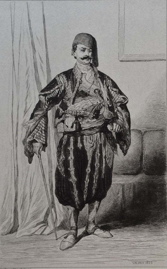 Valério Cavas du prince de Serbie (1855)