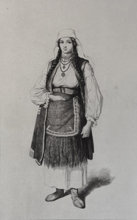 Valério Paysanne de l'Europe centrale(1855)