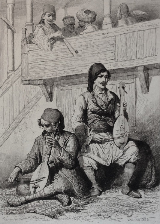 Valério Musiciens serbes (1855)