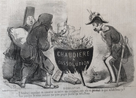Vernier Dissolution Charivari (1851) Humour