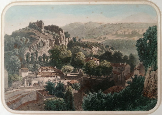 Bour Clerget Route de Royat Rocher de St Marc (1856)