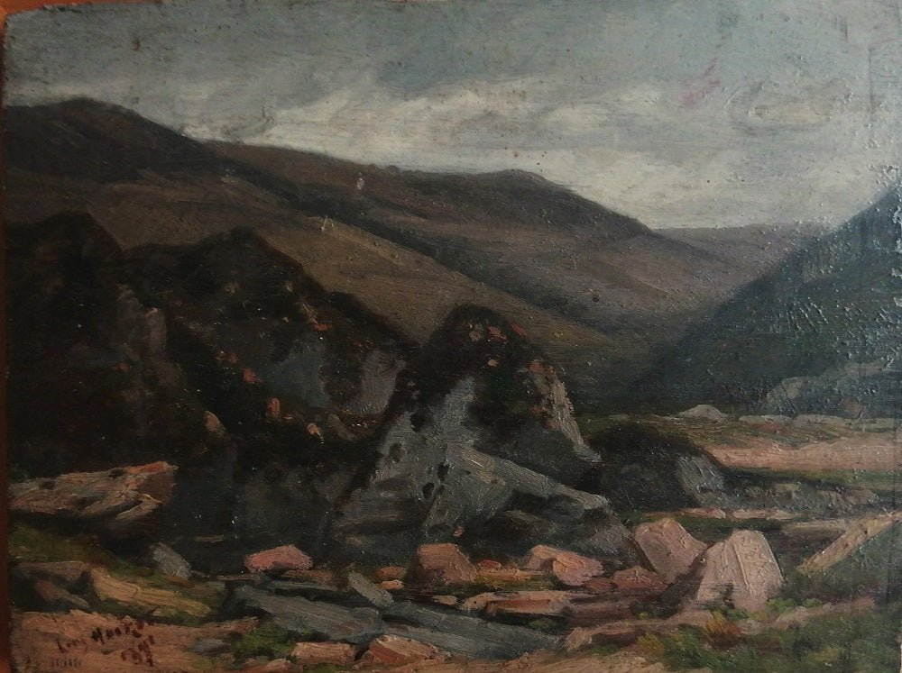 Noirot Paysage LOIRE Fond de vallée (1891)