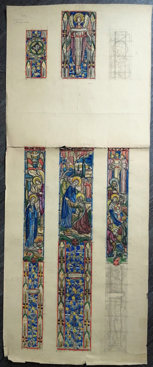 Claude Projet pour Notre Dame des malades à Vichy (c. 1920)
