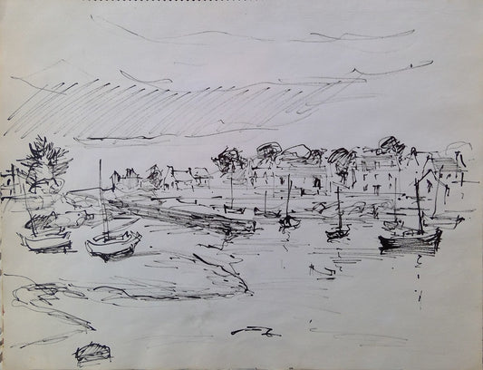 Harentz Dessin Bateaux au port (Atlantique)