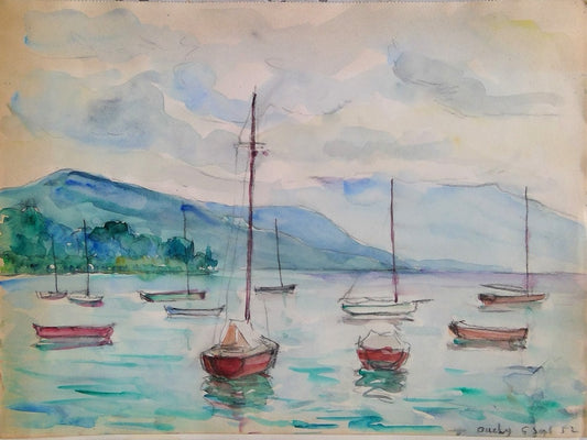 Harentz Lausanne, Ouchy, rade SUISSE (1952)