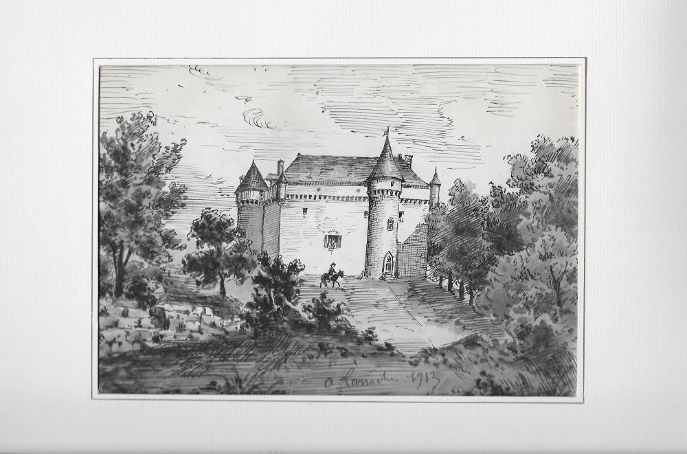 Larroche Auvergne Château d’Hauzers CANTAL