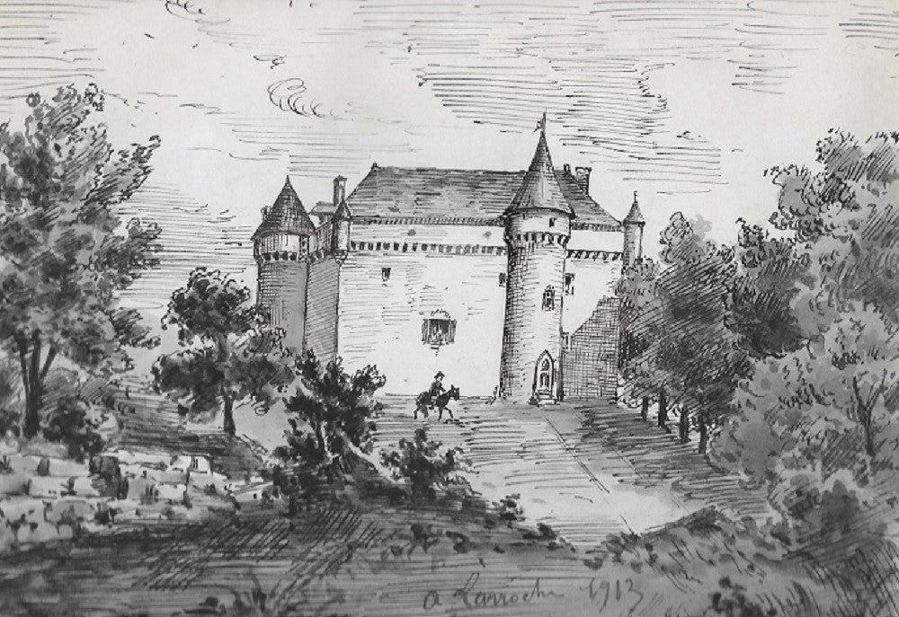 Larroche Auvergne Château d’Hauzers CANTAL
