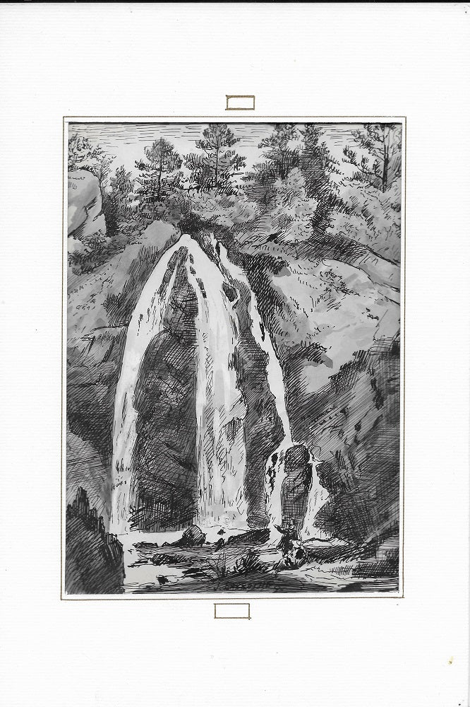 Larroche Le Mont-Dore cascade de Queureuilh SANCY PUY-DE-DÔME