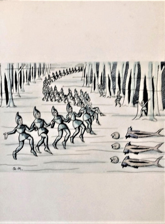 Noyer Ronde des elfes devant les sardines  (c. 1930)