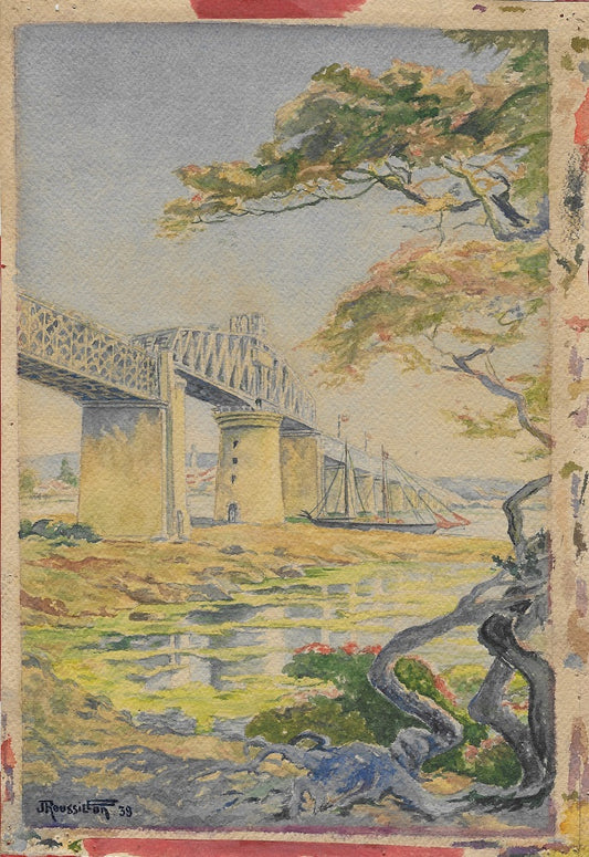 Roussillon Martigues Viaduc de Caronte 1939