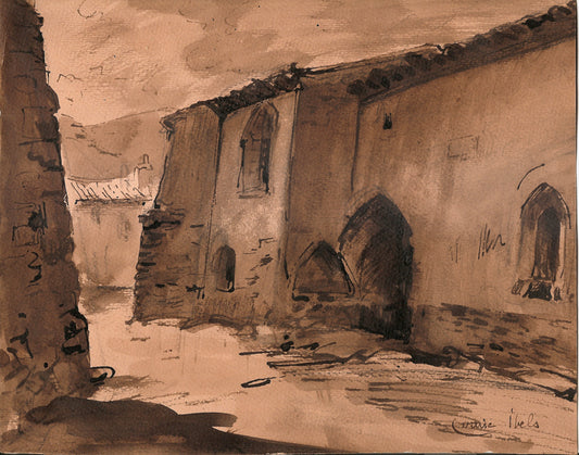 Ibels Vieille église de St-Cirgues Haute-Loire 1935