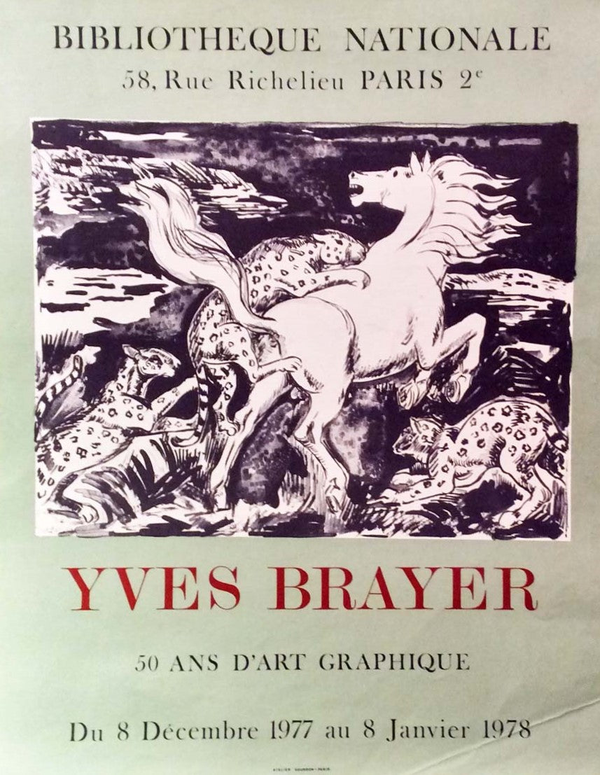 Brayer Affiche 50 ans d'art graphique (1977)