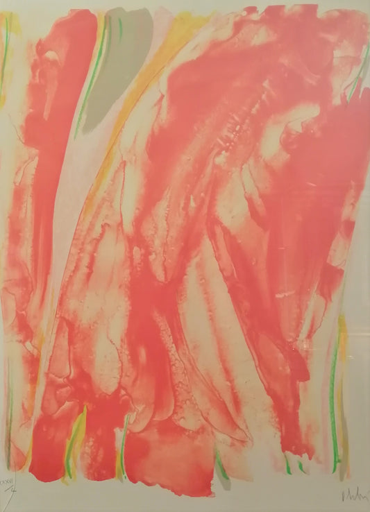 Debré Composition Rouge 50 ex. c. 1990