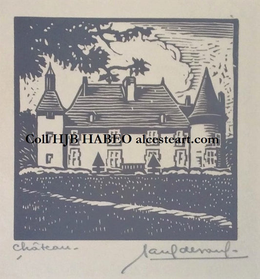 Devaux Château en Bourbonnais (sd)