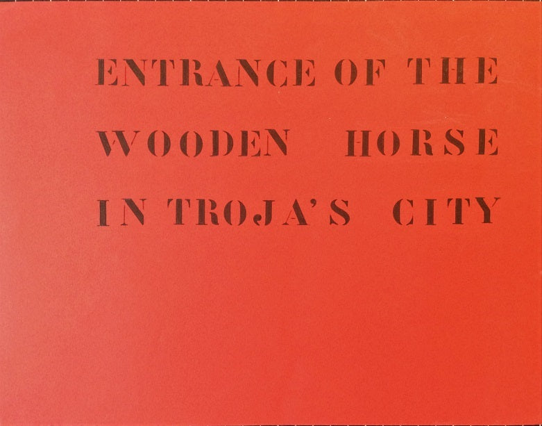 Gaulme Entrance of the wooden horse in troja's city (1969)