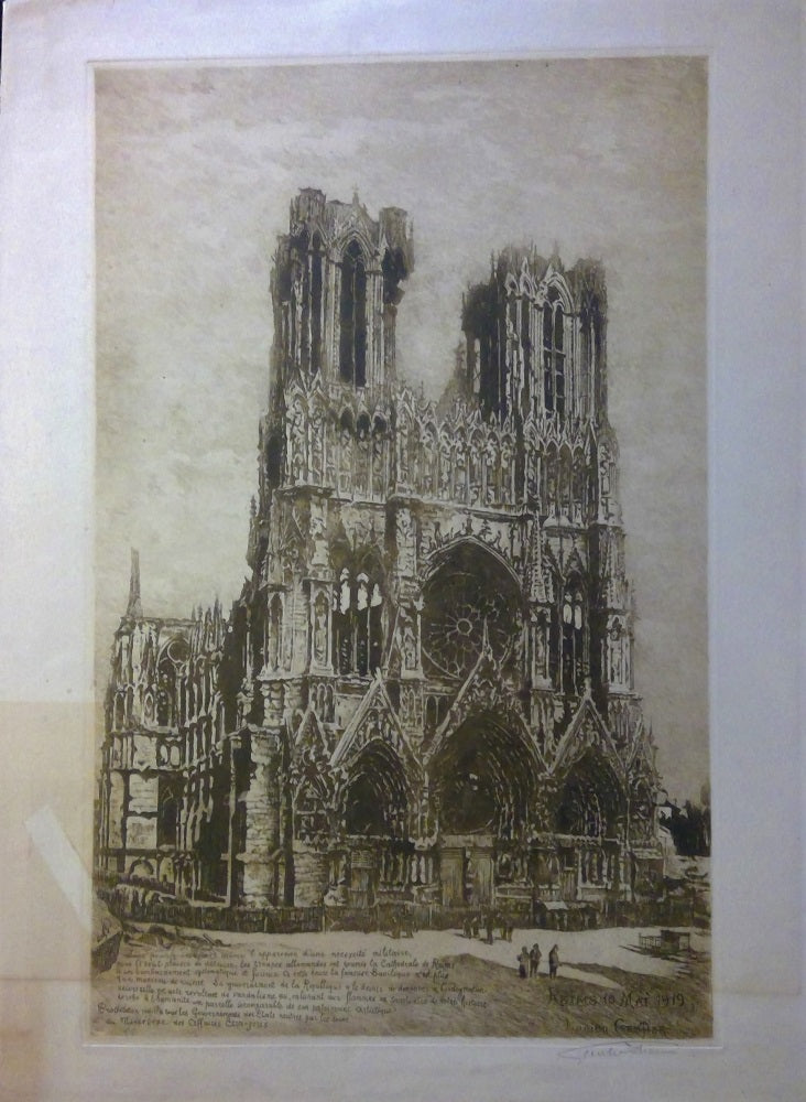 Gautier Cathédrale de Reims le 10 mai 1919