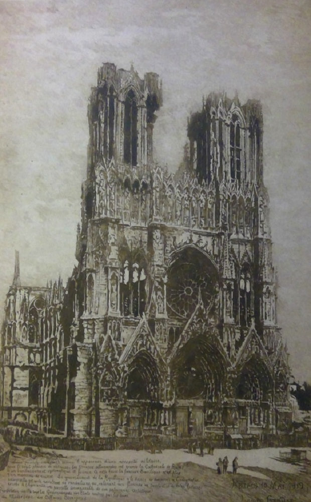 Gautier Cathédrale de Reims le 10 mai 1919