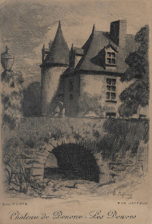 Jaffeux Château de Denone Les Douves Puy-de-Dôme Auvergne