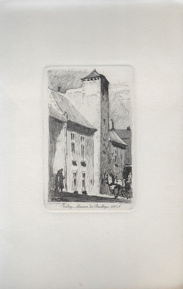 Jaffeux Vichy Maison du Baillage XVIe s. Bourbonnais