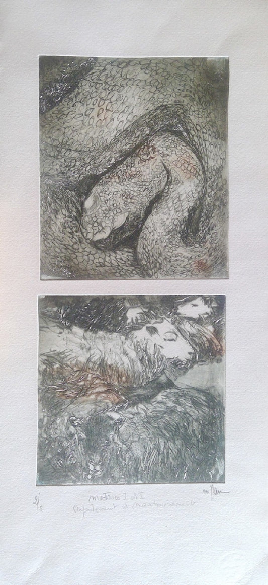 James Serpentement & Moutonnement Aquatinte 2/5