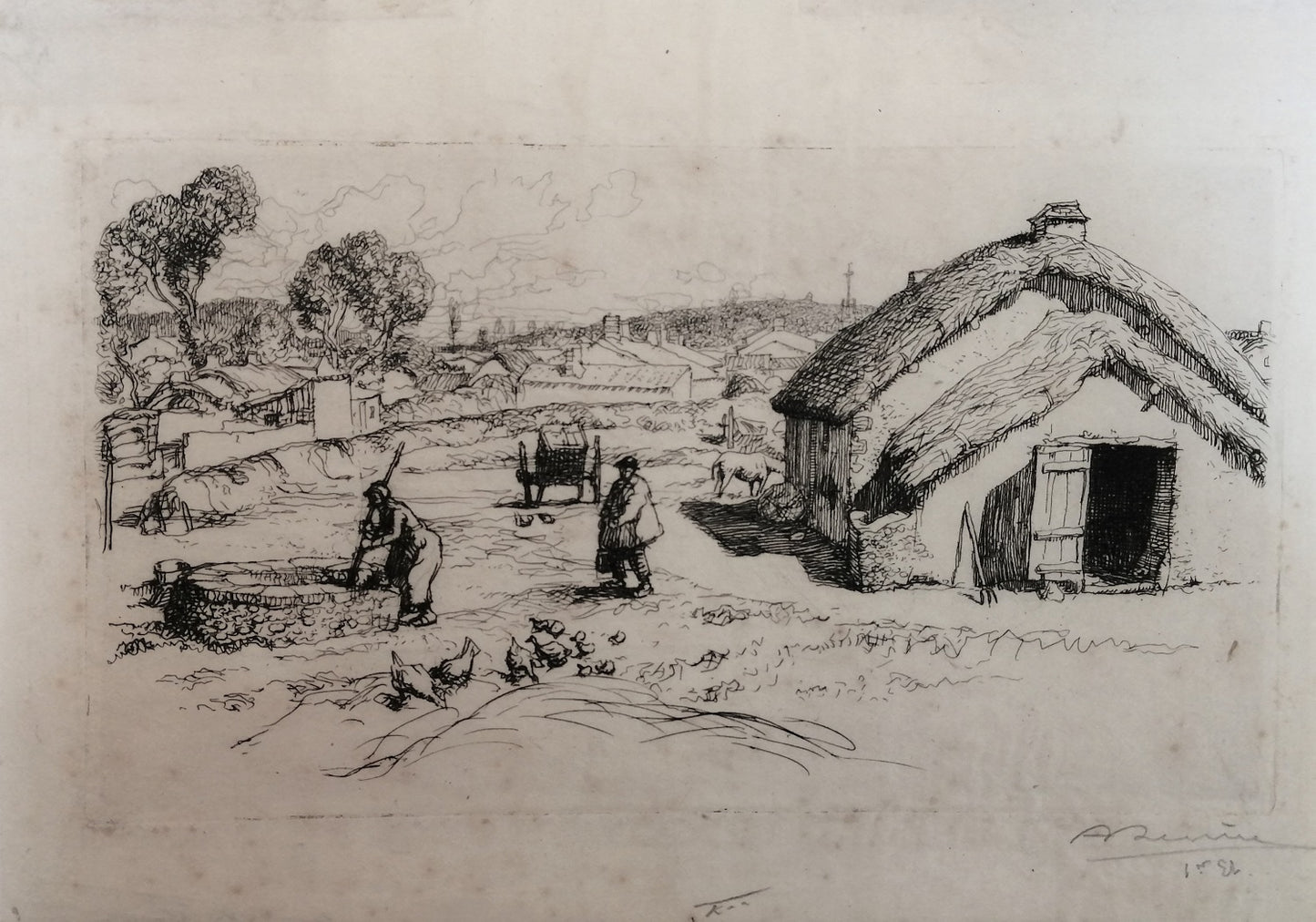 Lepère Masure ou bourrine en Vendée (1er état)