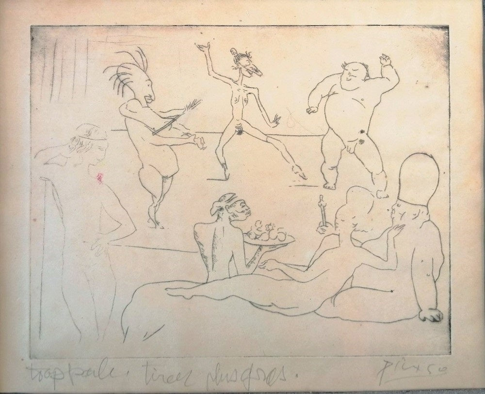 Picasso La danse barbare devant Salomé et Hérode (1905)