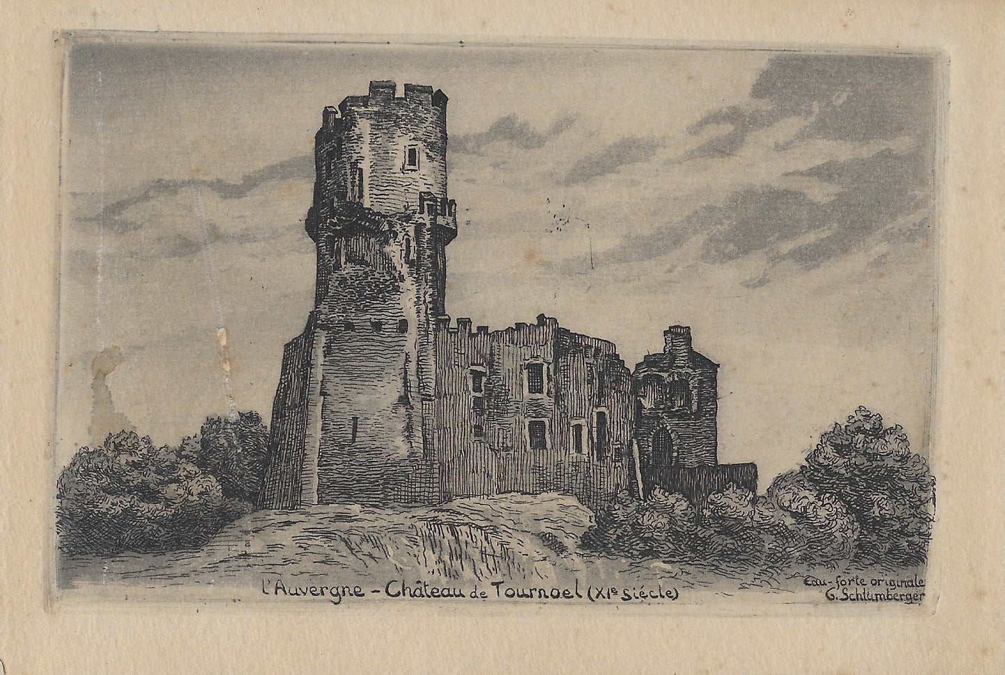 Schlumberger Auvergne Château de Tournoël